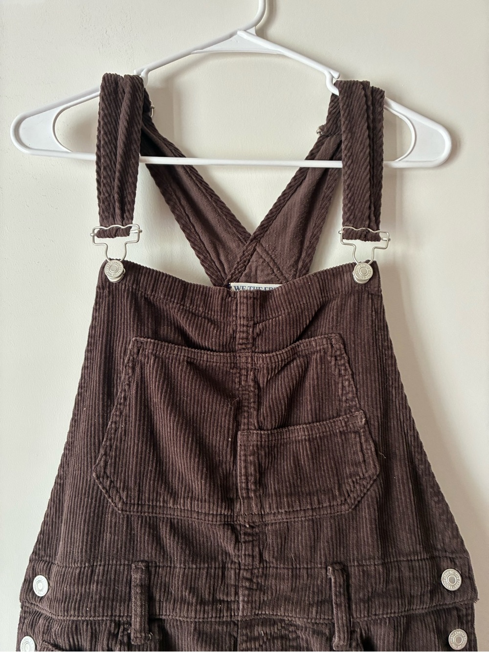 Free People (We The Free) Ziggy Brown Corduroy Overalls - Picture 2 of 5